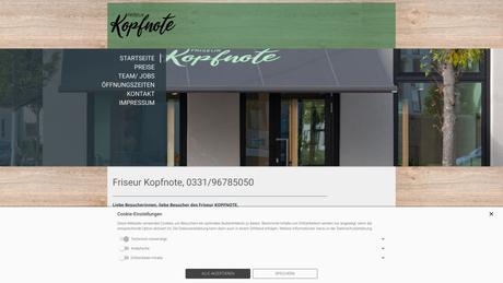 Friseur Kopfnote