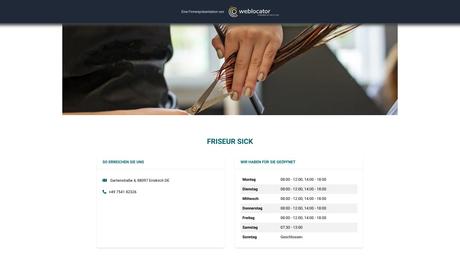 Friseur Sick