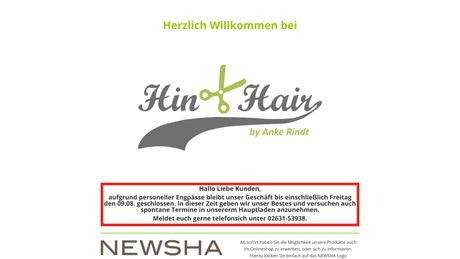 Hin & Hair by Anke Rindt