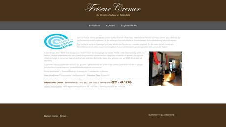 J. Cremer hair salon