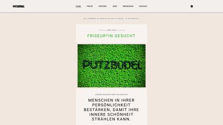 Putzbüdel- Friseur